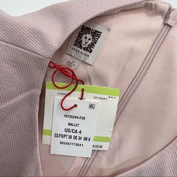 Anne Klein - Seam-Waist Sheath Dress - Picture 6 of 8